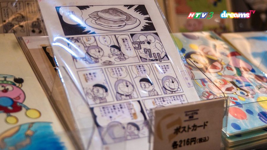Một trong những bản vẽ tay trang truyện Doraemon đầu tiên